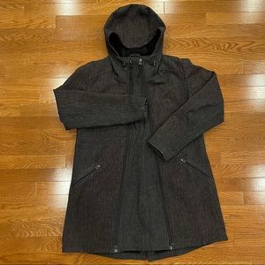 Charcoal grey maternity jacket in size medium